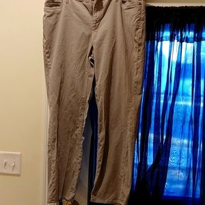 Lands' End Gray Corduroy Pants